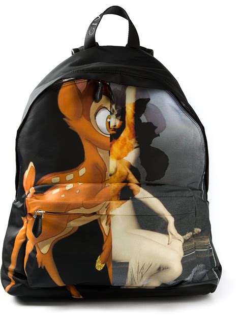 Givenchy Bambi Print Backpack in Black for Men 